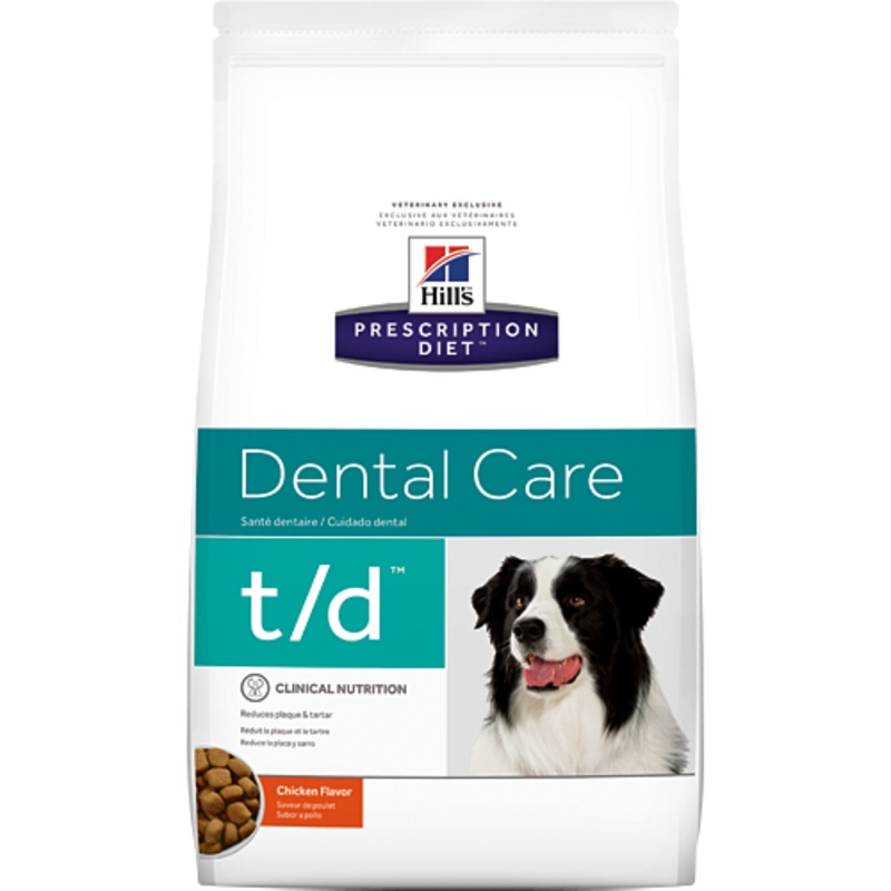 Hills Prescription Diet T/D Chicken Dry Dog Food 5-lb (Special Order)