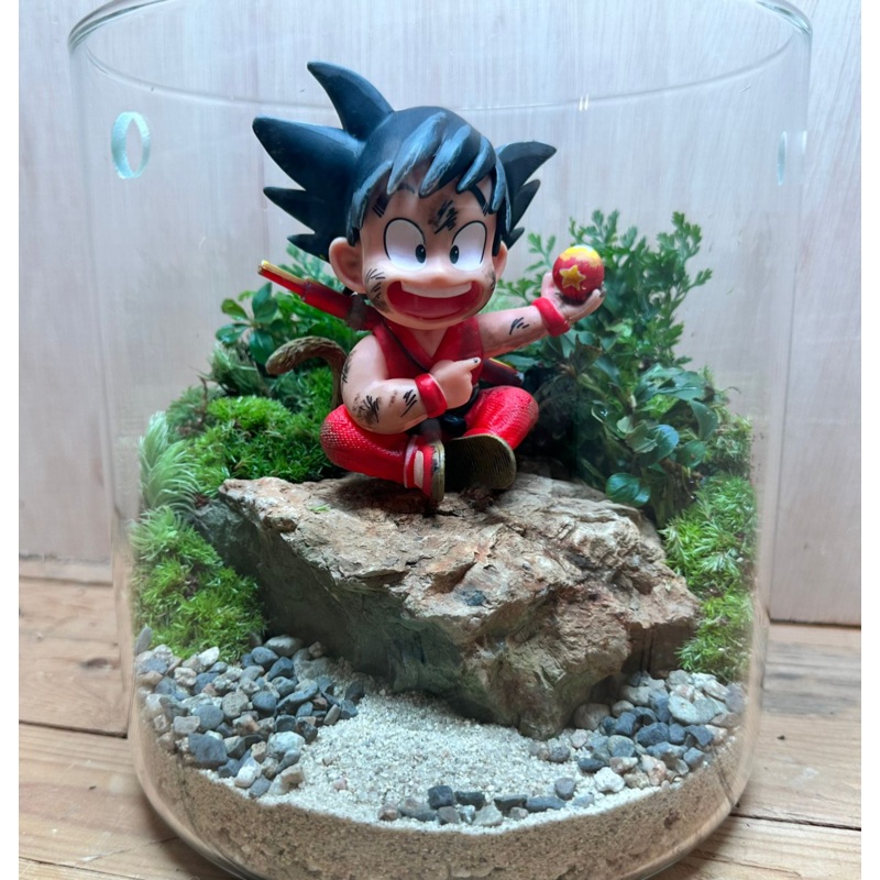 MANGA THEMED TERRARIUM – Kid Goku (15cm Dew Cup High / #A)