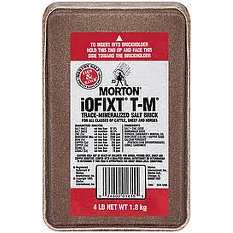 MORTON AGRICULTURAL SALT BLOCKS 4 lb