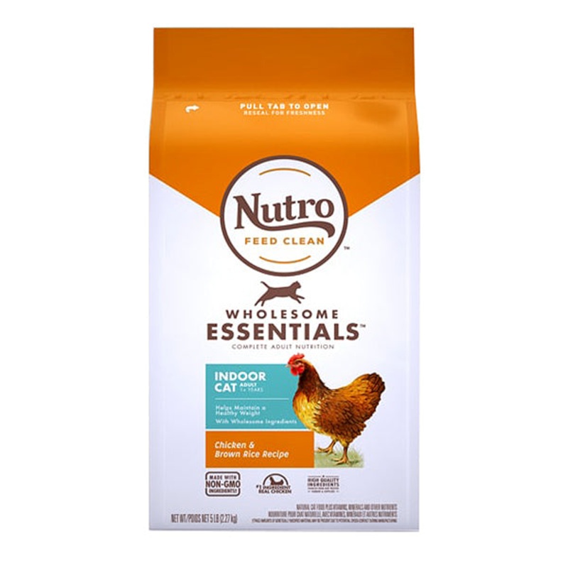 Wholesome Essentials Indoor Adult Chicken & Rice Dry Cat Food 3 Pounds