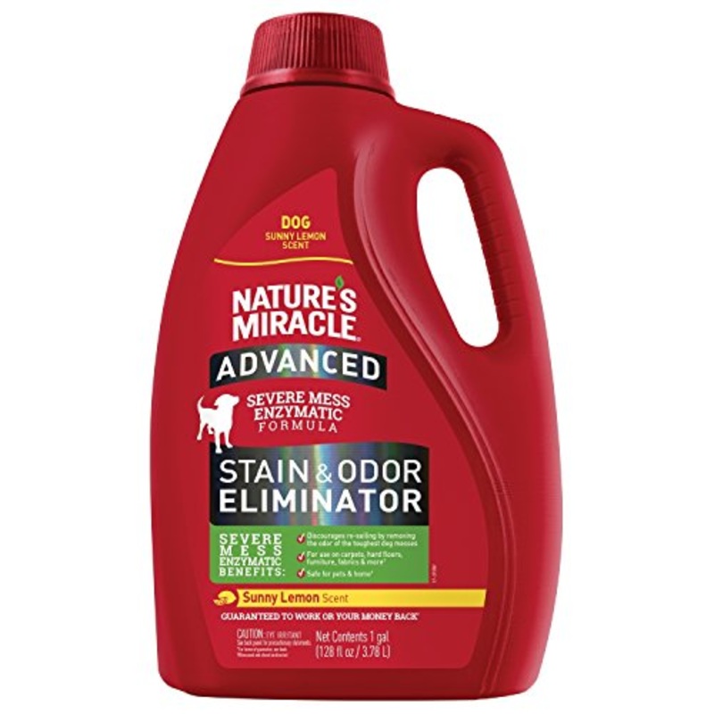 Nature’s Miracle Advanced Dog Stain and Odor Remover Red 128oz