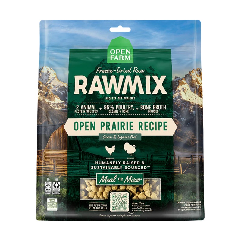 Open Farm RawMix Open Prairie Freeze Dried Raw Recipe