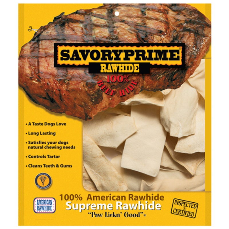 Rawhide Chips Natural Beef Dog Chews 1 Pound