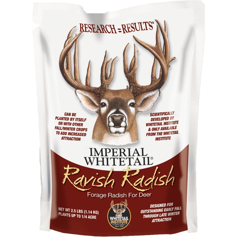 Whitetail Institute Ravish Radish Food Plot Seed, 2.5 lbs. 2.5 lbs.