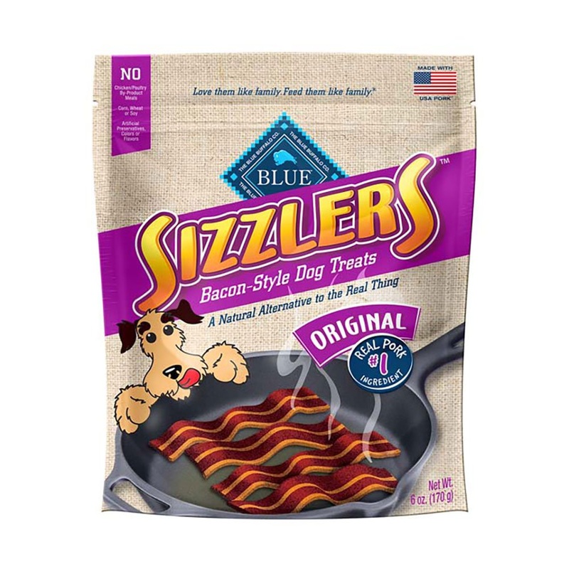 Blue Buffalo Sizzlers Soft Dog Treats Bacon 6 oz