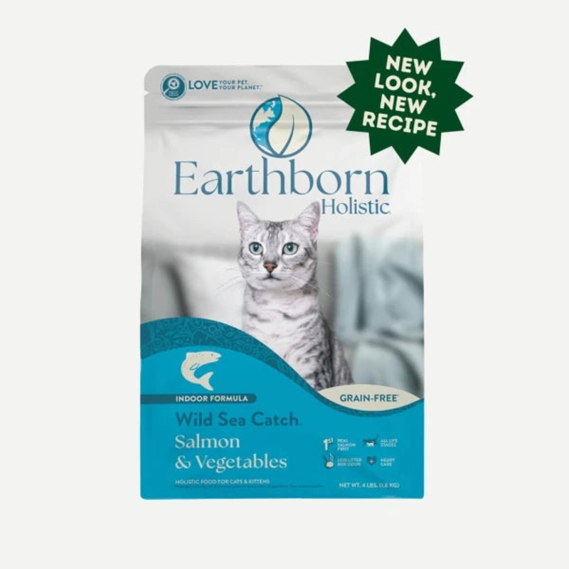 Earthborn Holistic Grain Free Wild Sea Catch Dry Cat Food 4 LB