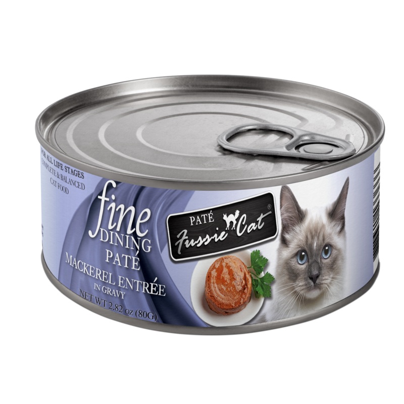 Fussie Cat Fine Dining Pate Mackerel Entre 2.82oz