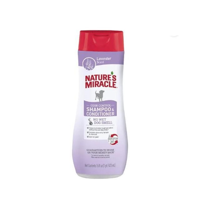 Nature’s Miracle Skunk Odor Control Shampoo and Conditioner – Lavender