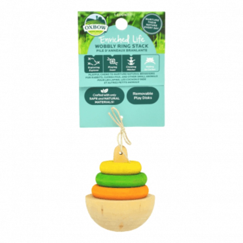 Oxbow Animal Health Enriched Life – Wobbly Ring Stack