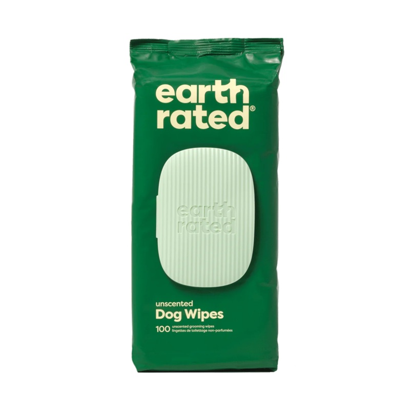 Plant-Based Dog Grooming Wipes – 100 Unscented Wipes