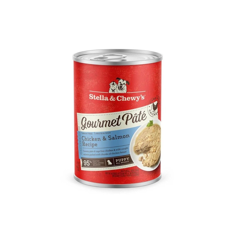 Stella & Chewy’s Gourmet Pate with Chicken & Salmon for Puppies 12.5oz