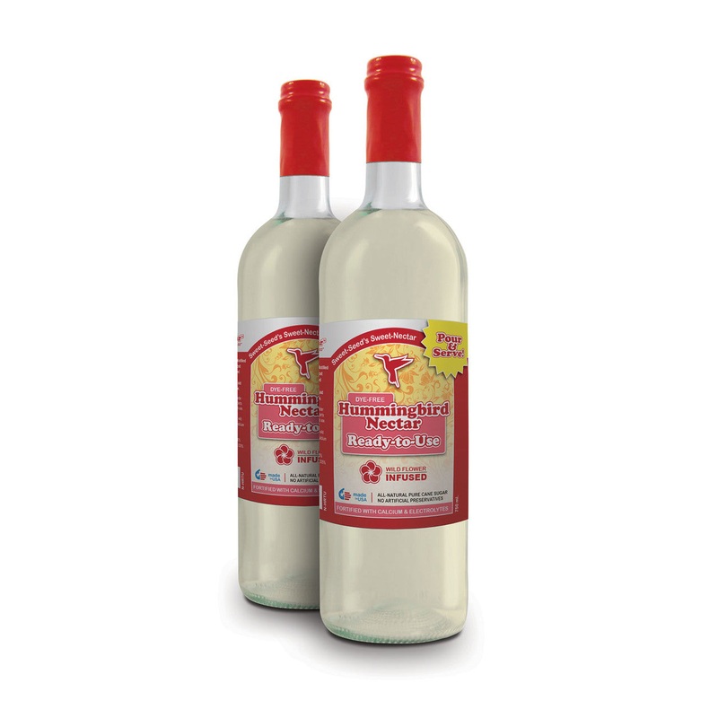 Sweet-Seed Sweet-Nectar Ready-to-Use Hummingbird Nectar 750 ml Single Bottle