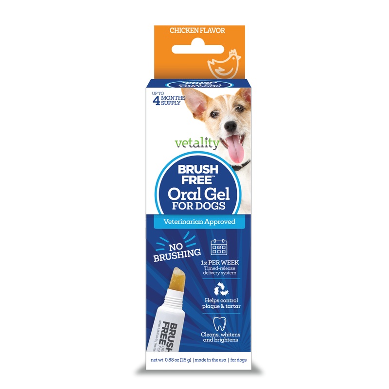 Vetality Brush Free Oral Gel for Dogs 25 G