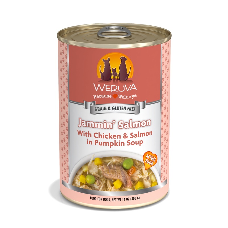 Weruva Dog Jammin Salmon 14oz Single 14oz