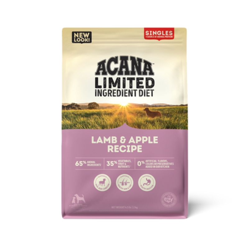 ACANA Singles Limited Ingredient Lamb & Apple Recipe Dry Dog Food 13-lb