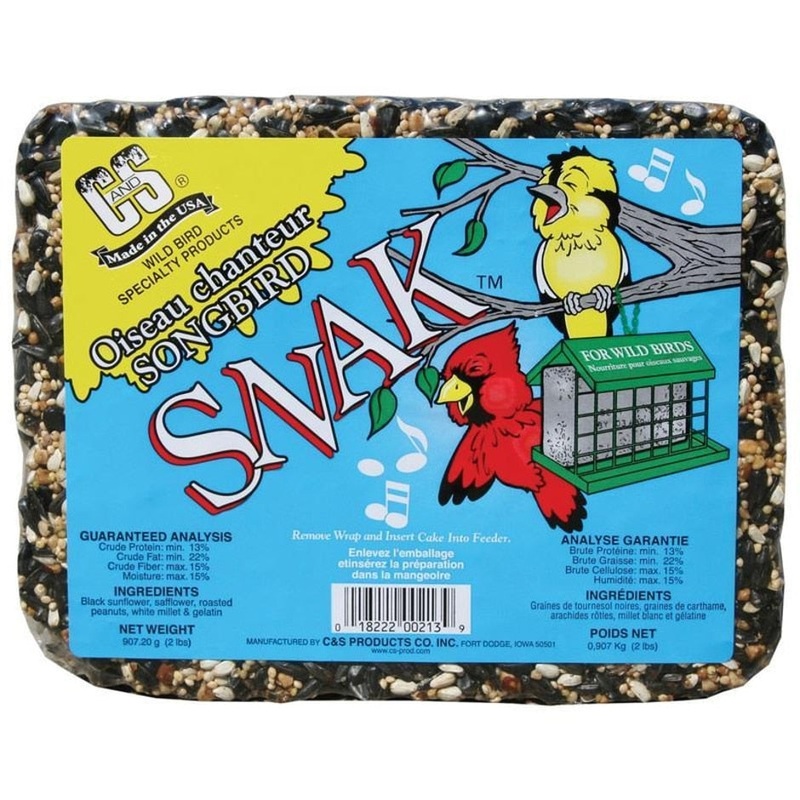 C&S Songbird Snak with Peanut Suet Nuggets 2 lb