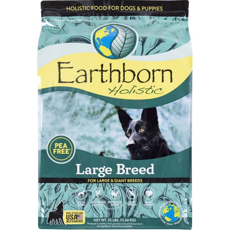 Earthborn Holistic Pea-Free Large Breed Dog Food 25 lb