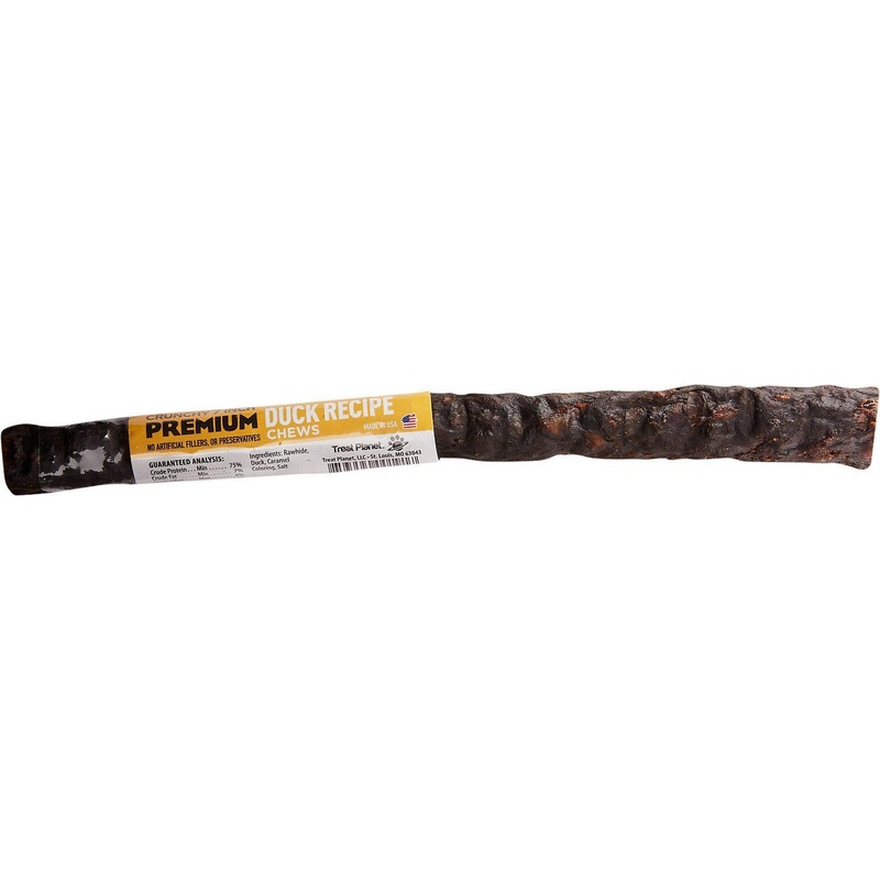 Etta Says! Crunchy Duck Chews Dog Treat 4″