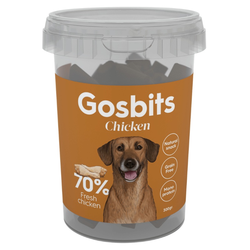 Gosbi – Gosbits, Chicken Sticks Adult Dog Treats – All Natural 300g