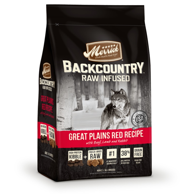 Merrick Backcountry Great Plains Red Meat Recipe Dry Dog Food 20-lb