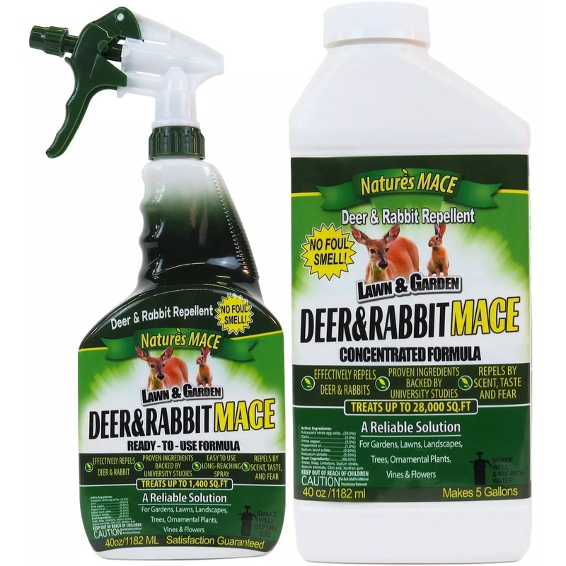 Nature’s Mace Deer & Rabbit Mace Ready-to-Use Spray Concentrate Treats 29400 Sq.Ft