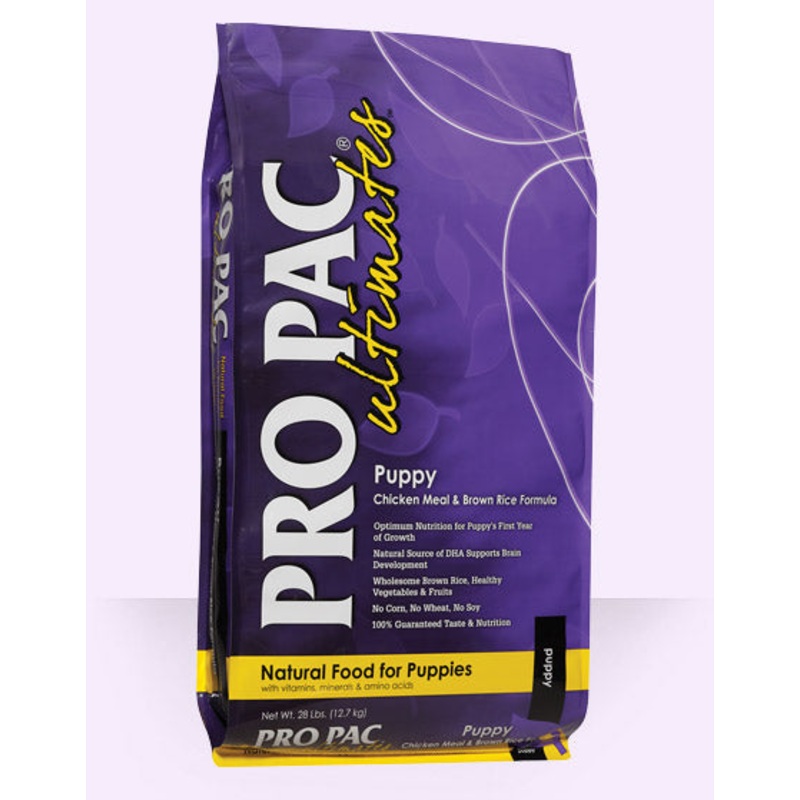 PRO PAC Ultimates Puppy Chicken Meal & Brown Rice Formula 28-lb