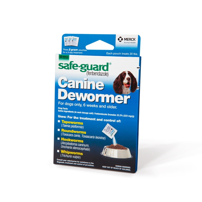Safe-Guard Canine Dewormer 2 GM 2 GM Packet x 3