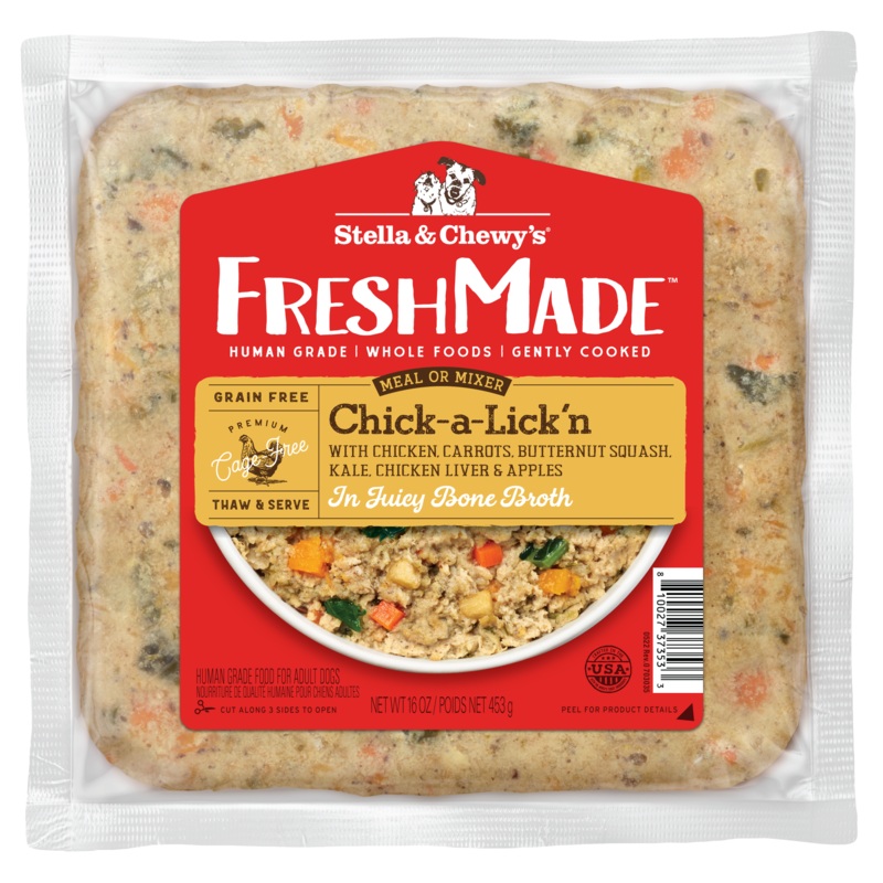 Stella & Chewy’s FreshMade Chick-a-Lick’n Gently Cooked Dog Food