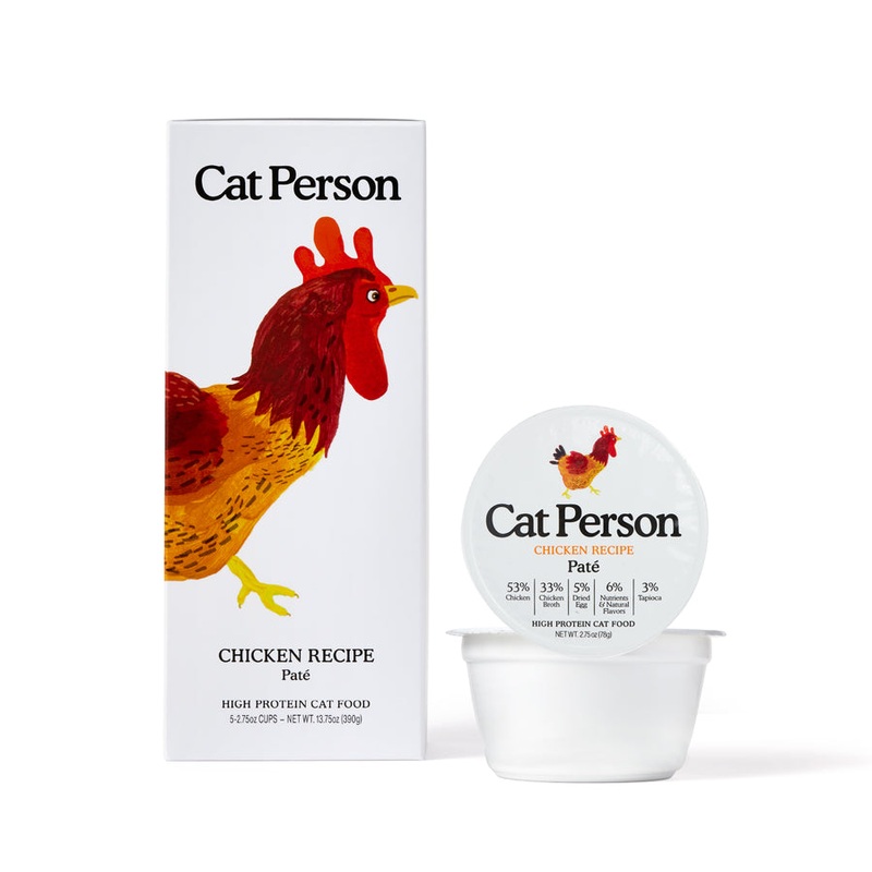 Weruva Cat Person Chicken Pat Cat Food 2.75 oz Cup