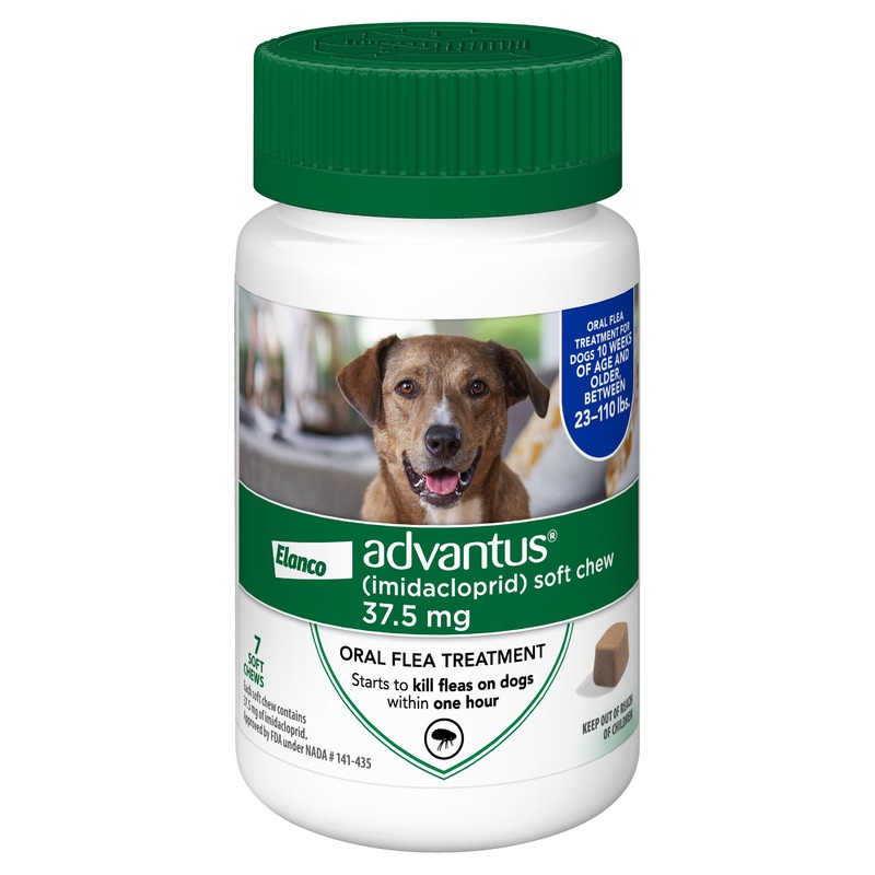 advantus Flea Control Soft Chews for Small Dogs 4-22 lbs, 7 count Small Dog (4-22lbs)