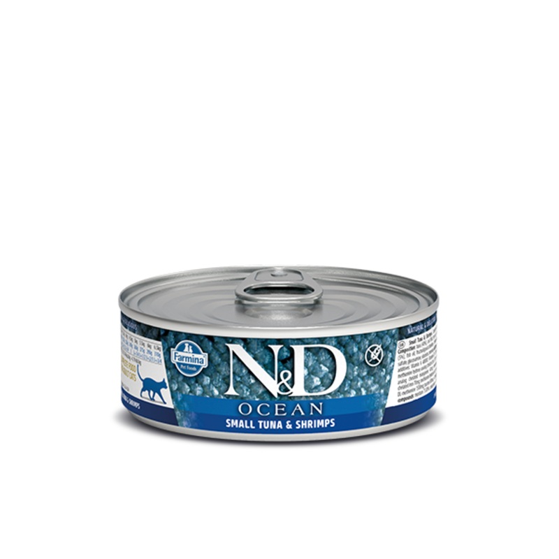 Farmina N&D Ocean Tuna and Shrimp Stew Wet Cat Food 2.46 oz