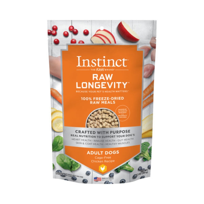 Nature’s Variety Instinct Raw Longevity Adult Freeze-Dried Chicken Bites Dog Food