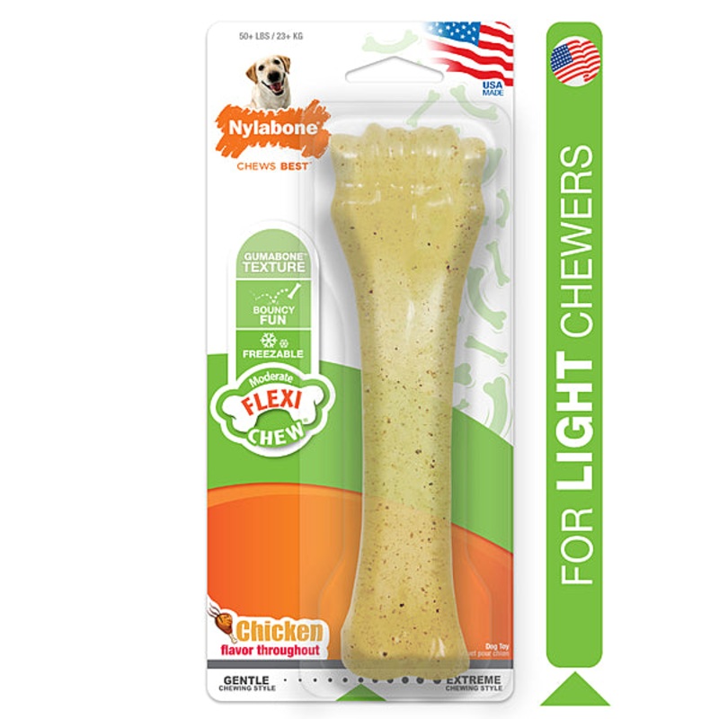 Nylabone Flexi Chew Bone Chicken Super 50lbs+