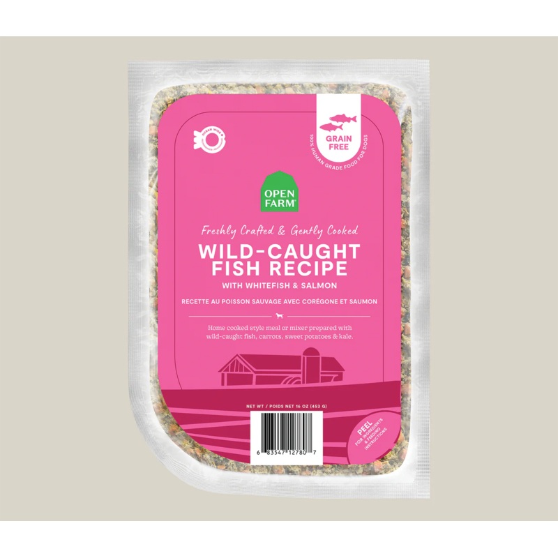 Open Farm Wild-Caught Fish Freshly Crafted Dog Food 16 oz