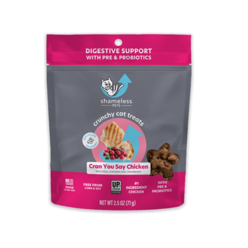 Shameless Cran You Say Chicken Crunchy Cat Treats