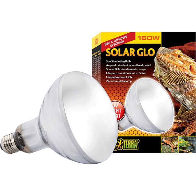 Solar Glo Mercury Vapor Bulb Reptile UV Light & Heat Emitter 160 Watt 160 Watt