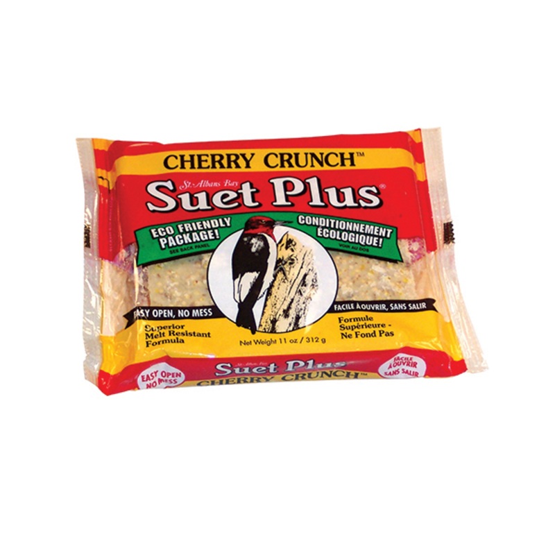 SUET PLUS CHERRY CRUNCH SUET CAKE 11 oz