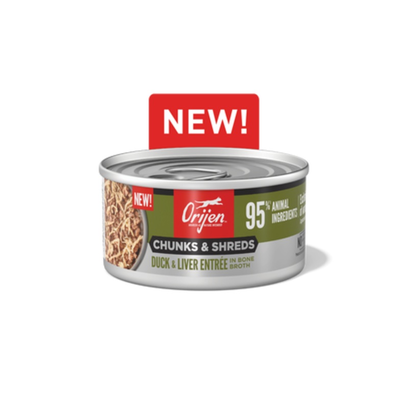 ACANA Chunks & Shreds Duck & Liver Entre Wet Cat Food 3 oz