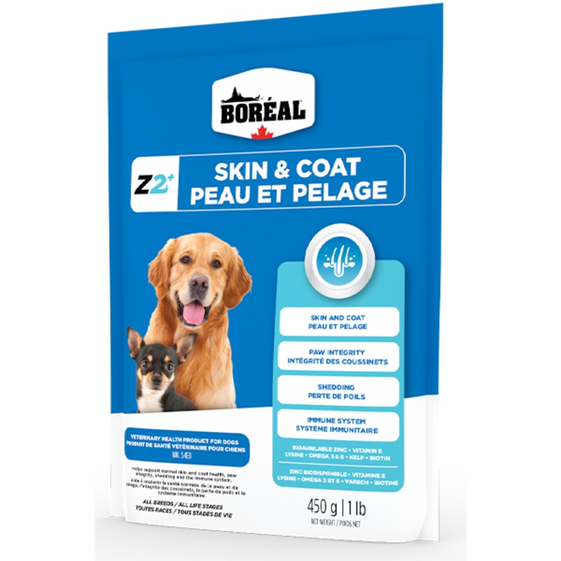 Boreal Dog Supplement Z2+ Skin & Coat 450g