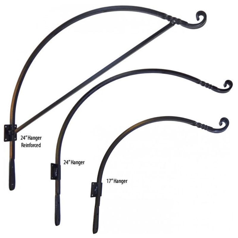 Curved Hand Forged Wall Hanger 17″ Curved Wall Hanger