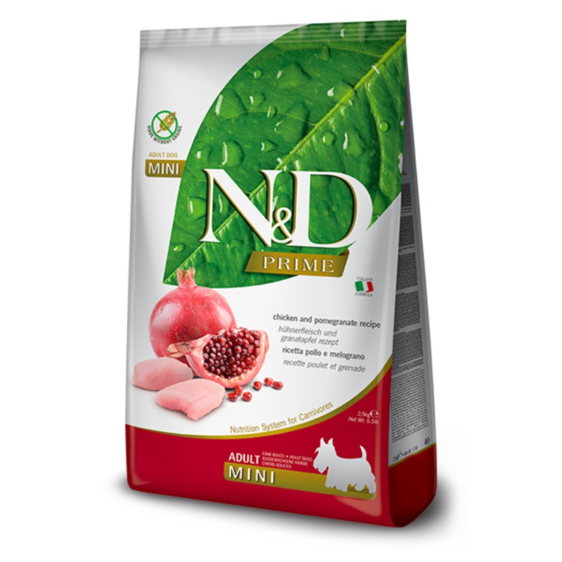 Farmina N&D Chicken & Pomegranate Adult Mini Dry Dog Food – 5.5lb