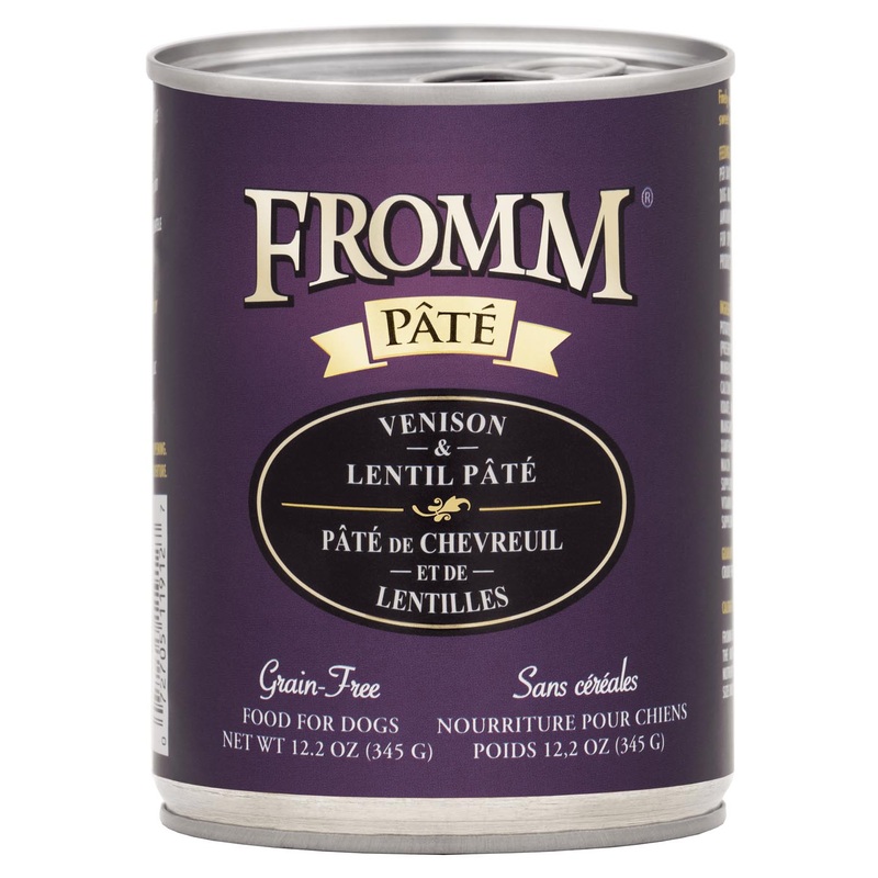 Fromm Grain-Free Venison & Lentil Pt Dog Food 12.2 oz, Single Can