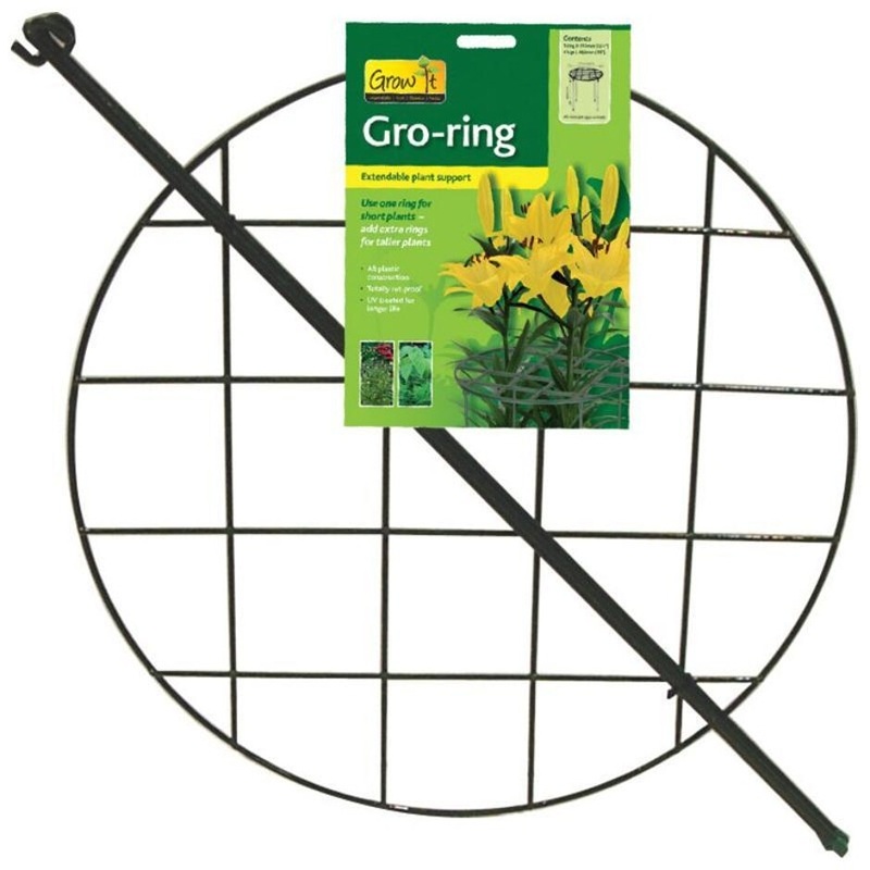 GROW THROUGH SUPPORT HOOPS 20 INCH GREEN