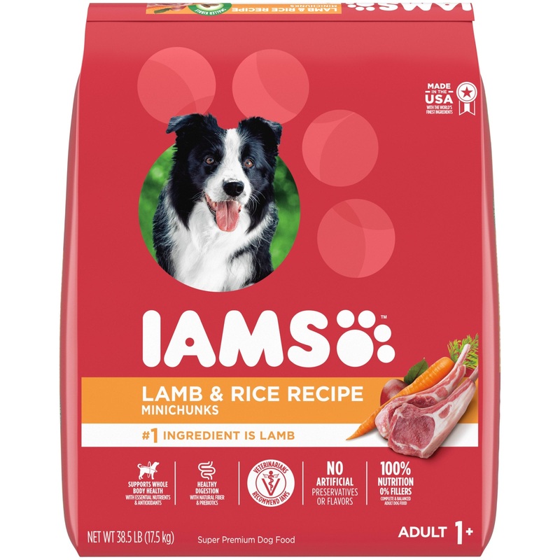 Iams 30lbs ProActive Health Dry Dog Food for All Dogs – Lamb & Rice
