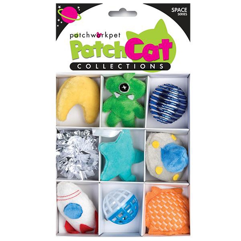 Patchwork Pet Space Box 7″ Cat Toy