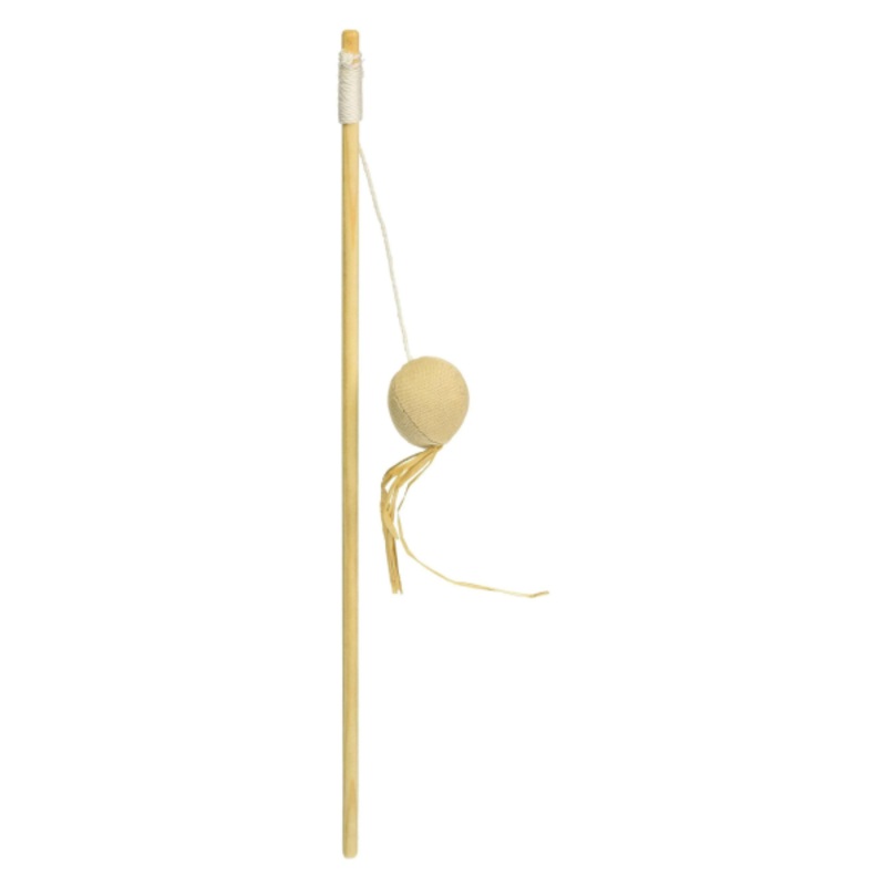 Catit Eco Terra Sisal Ball On A Wand Natural Toy 17 in