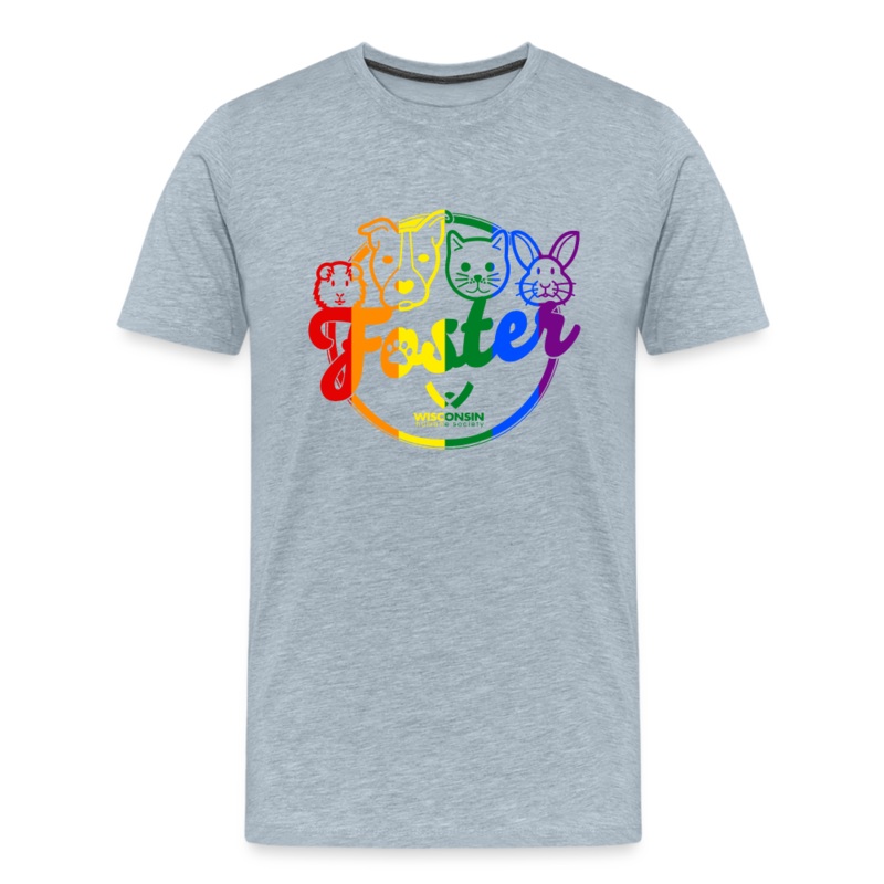 Foster Pride Premium T-Shirt heather ice blue S
