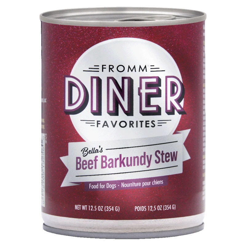 Fromm Diner Favorites Bella’s Beef Barkundy Stew Dog Food