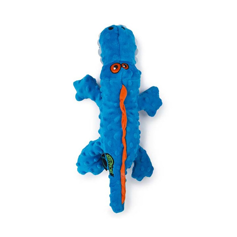 GoDog Blue Gators Dog Toys Small