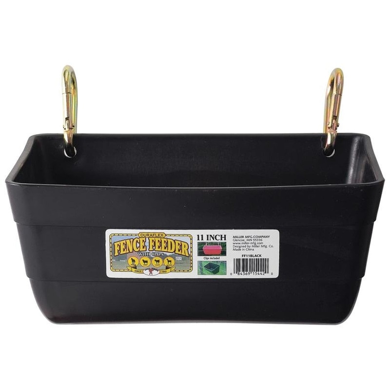 LITTLE GIANT 11″ FENCE FEEDER W/SNAPS 11 IN RED